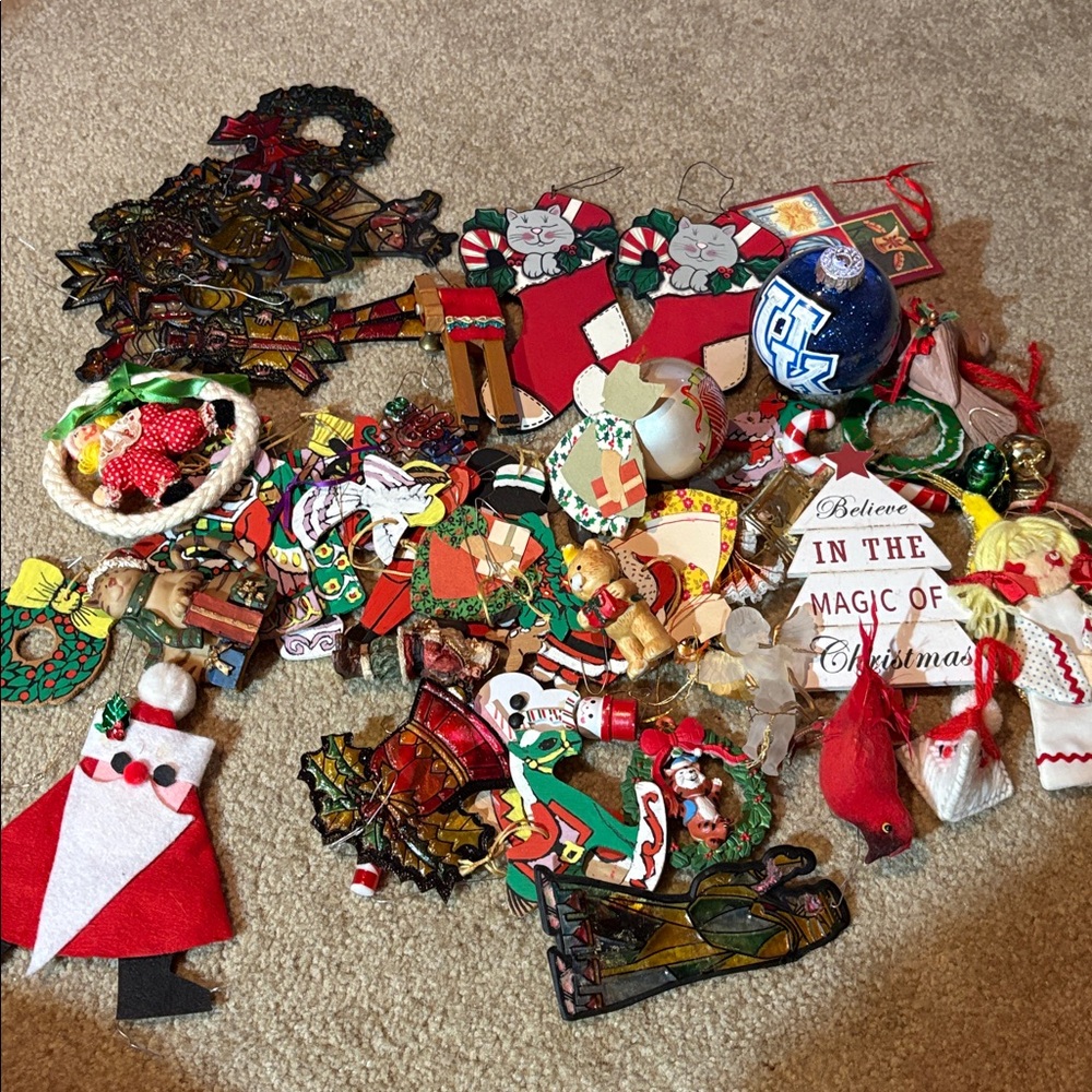 Vintage / handmade Christmas Ornament lot